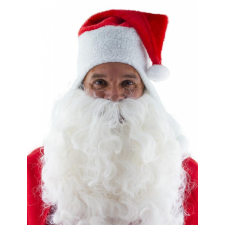  PLÜSS MIKULÁS SAPKA FÜLVÉDŐVEL party kellék