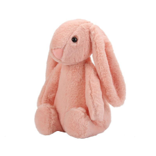  Plüss nyuszi, rózsaszín, 38cm plüssfigura