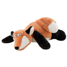 Plüss, ölelni való világos rozsdabarna róka 42 cm plüssfigura