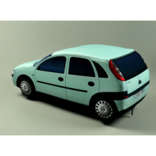 Plüss Opel Corsa C kék plüssfigura