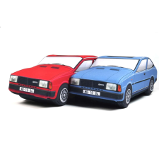 Plüss Skoda 136 Rapid sárga plüssfigura