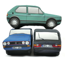 Plüss Volkswagen Golf I. GTI piros plüssfigura