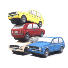  Plüss Volkswagen Golf I. vaj plüssfigura