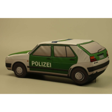 Plüss Volkswagen Golf II. Német Rendőr plüssfigura