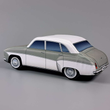 Plüss Wartburg 312 DeLuxe szürke plüssfigura