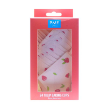 PME tulipános muffin papír, málna, 24 db sütés és főzés