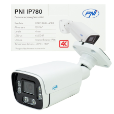 PNI 8.0Mp-es, 4K IP kamera, LED fény + Infra (PNI-IP780) megfigyelő kamera