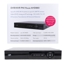 PNI 8 csatornás rögzítő, DVR, max. 8db 4K-s kameráig (PNI-HOUSEA880) dvr és nvr videó rögzítő