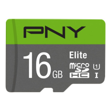 PNY 16GB microSDXC Elite Class 10 UHS-I + adapterrel memóriakártya