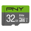 PNY 32GB microSDHC PNY Elite U1 + adapter (P-SDU32GU185GW-GE) (P-SDU32GU185GW-GE)