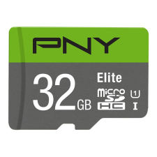 PNY 32gb microsdxc elite class 10 uhs-i + adapterrel p-sdu32gu185gw-ge memóriakártya