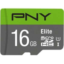 PNY Elite 16GB MicroSDHC 100R UHS-I U1+SD memóriakártya + adapter memóriakártya