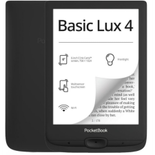 PocketBook e-reader - pb618 basic lux4 fekete (6&quot; e-ink carta, cpu: 1ghz, 512mb, 8gb, 1300mah, wifi, usb-c, msd olvasó) pb618-p-ww e-book olvasó