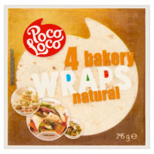 Poco Loco lágy tortilla búzalisztből 245 g pékárú