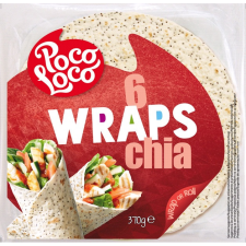 POCO LOCO Poco Loco tortilla chia magos 370 g reform élelmiszer