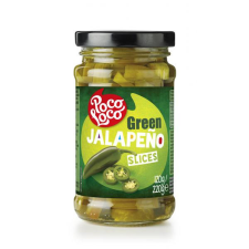 Poco Loco szeletelt zöld jalapeno paprika 225 g konzerv