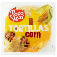 Poco Loco tortilla kukoricalisztből 8 db 320 g előétel és snack