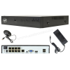  POE NVR rögzítő IP kamerákhoz, 16 csatorna 4K 8MP, 8 POE csatorna PNI House IP716J