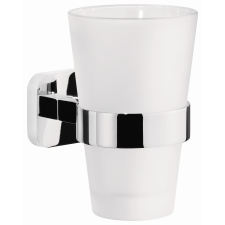Pohár és fogkefe tartó Tesa Elegaant króm 40443-00000-00 fürdőszoba kiegészítő