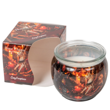  Poharas illatmécses hangulatos kandalló 6x7cm dekorációs kellék