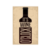 Point RETRO FÉMTÁBLA IT'S WINE O'CLOCK 20X30CM