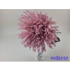 Pók krizantém szálas selyemvirág 72cm - Fáradt Rózsaszín