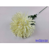 Pók krizantém szálas selyemvirág D19cm M68cm - Krém