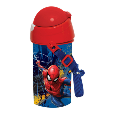 Pókember Dark kulacs, sportpalack 500 ml kulacs, kulacstartó