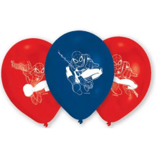  Pókember Jump léggömb, lufi 6 db-os 9 inch (22,8 cm) party kellék