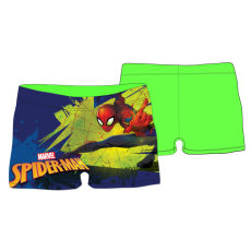  Pókember kisfiú fürdő boxer - uv zöld - 98