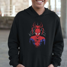 Pókember logo gyerek pulóver - egyedi mintás, több színben és méretben (XS-XL) gyerek pulóver, kardigán