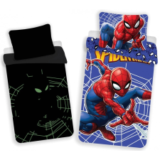 Pókember Sötétben világító ágyneműhuzat Spiderman, Pókember 140×200cm lakástextília