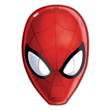 Pókember Spiderman Crime Fighter, Pókember Maszk, álarc 6 db-os party kellék