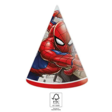 Pókember Spiderman Crime Fighter, Pókember Parti kalap, csákó 6 db-os FSC party kellék