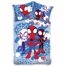 Pókember Spidey Light gyerek, ovis ágyneműhuzat 100×135 cm, 40×60 cm babaágynemű, babapléd