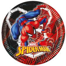 Pókember World of Webs papírtányér 8 db-os 20 cm FSC party kellék