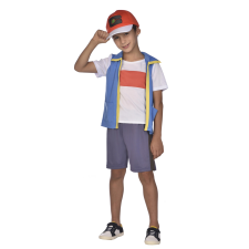  Pokemon Ash gyerek jelmez 4-6 éveseknek jelmez