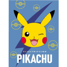Pokémon Electrifying coral fleece polár takaró 150x200cm lakástextília