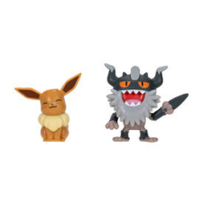  Pokémon figura csomag - Perrserker &amp; Eevee 5 cm játékfigura