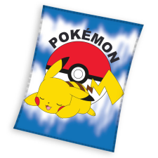 Pokémon Pokémon Chuchu Nap flanel polár takaró 130x160cm lakástextília