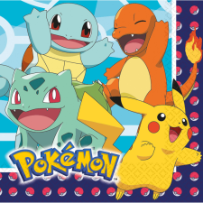 Pokemon Pokémon szalvéta 16 db-os, 33*33 cm party kellék