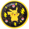  Pokémon Thunder papírtányér 8 db-os 18 cm