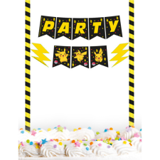 Pokémon Thunder torta dekoráció 25 cm party kellék