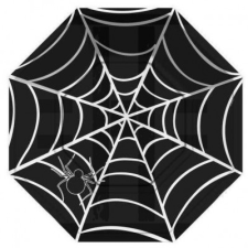  PÓKHÁLÓS PARTI TÁNYÉR 8DB party kellék