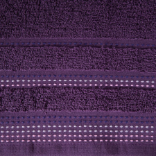  Pola csíkos törölköző Szilva lila 70x140 cm lakástextília