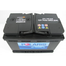 Polaris 12V 74Ah 680A Jobb+ gondozásmentes autó akkumulátor akku autó akkumulátor