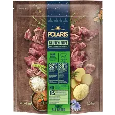 Polaris Pet Polaris granulátum kutyáknak bárány, rizs 1,5 kg kutyaeledel
