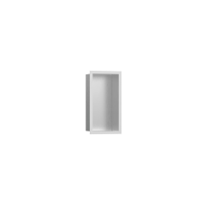 Polc Hansgrohe XtraStoris Individual rámmal fehér matt színben 56094700 fürdőszoba kiegészítő