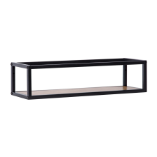 Polc Naturel Blackframe 60x15x20 cm juharfa dekorban lesk BFRAMEPOL1 fürdőszoba kiegészítő