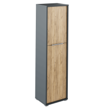  Polc szekrény, grafit/tölgyfa artisan, RIOMA NEW TYP 08 bútor